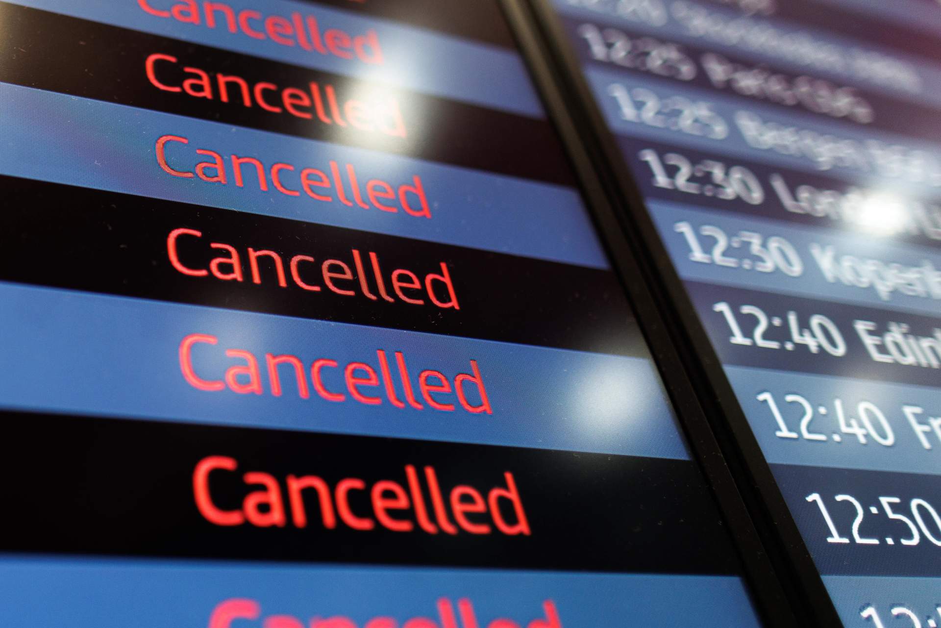 Los aeropuertos alemanes recibieron 47.000 pasajeros menos en febrero por las huelgas del sector aéreo