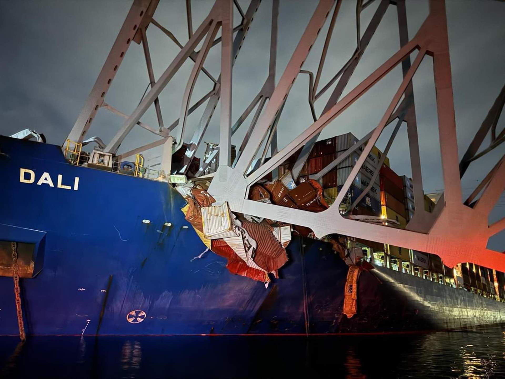 Maersk cae en bolsa un 2,75% tras conocerse que la naviera fletó el buque que ha derribado un puente en EEUU
