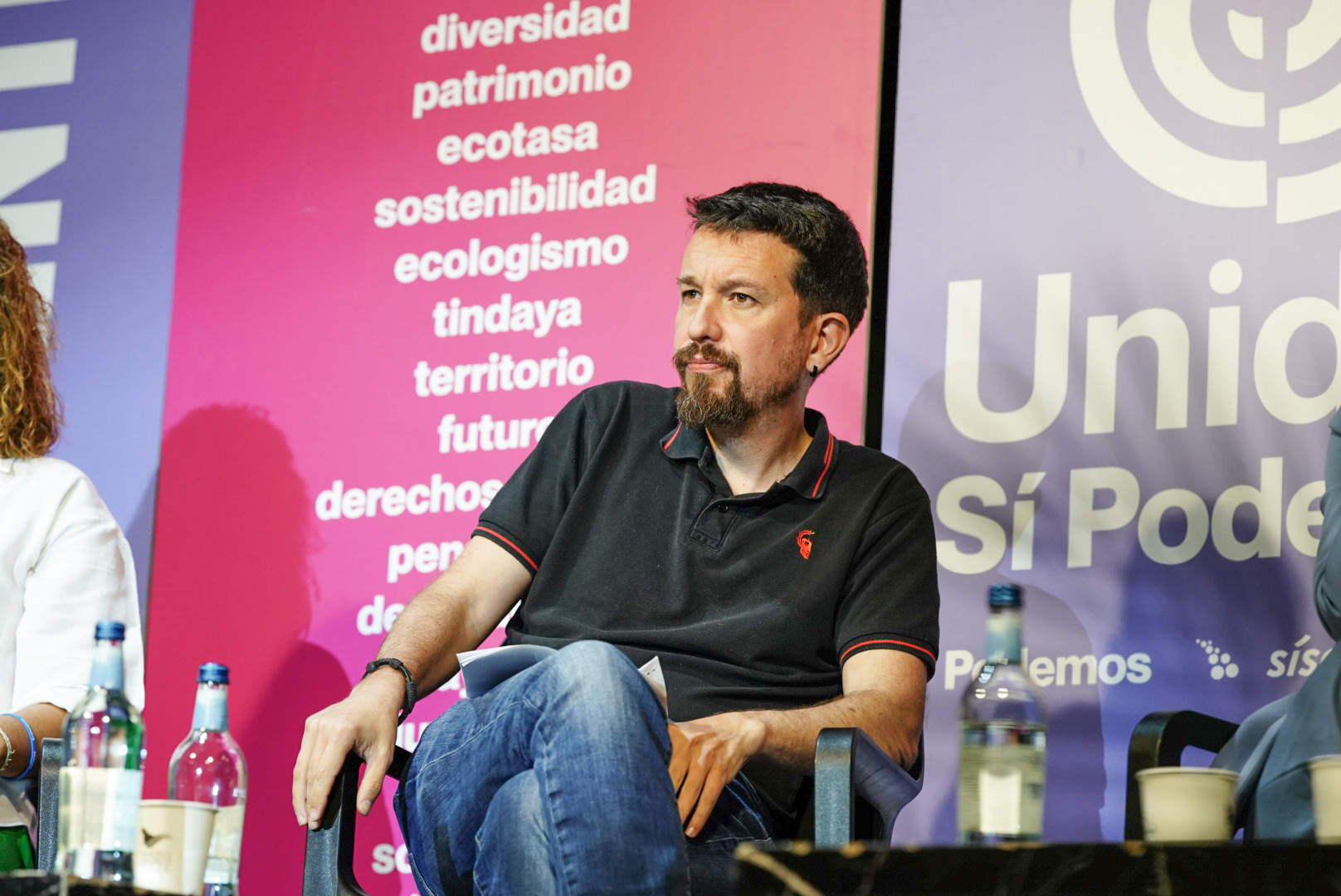 El exvicepresidente segundo del Gobierno y exlíder de Podemos, Pablo Iglesias, participa en un mitin en la sala Alboroto, a 14 de mayo de 2023, en Las Palmas de Gran Canaria, Las Palmas, Canarias.