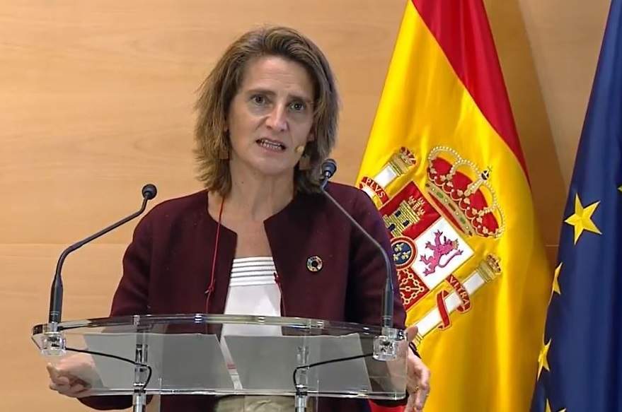 La vicepresidenta cuarta del Gobierno y ministra para la Transición Ecológica y el Reto Demográfico del Gobierno de España, Teresa Ribera.