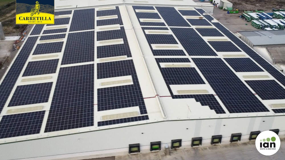 Grupo IAN (Carretilla) instala 3.907 paneles solares en sus plantas de Villafranca (Navarra)