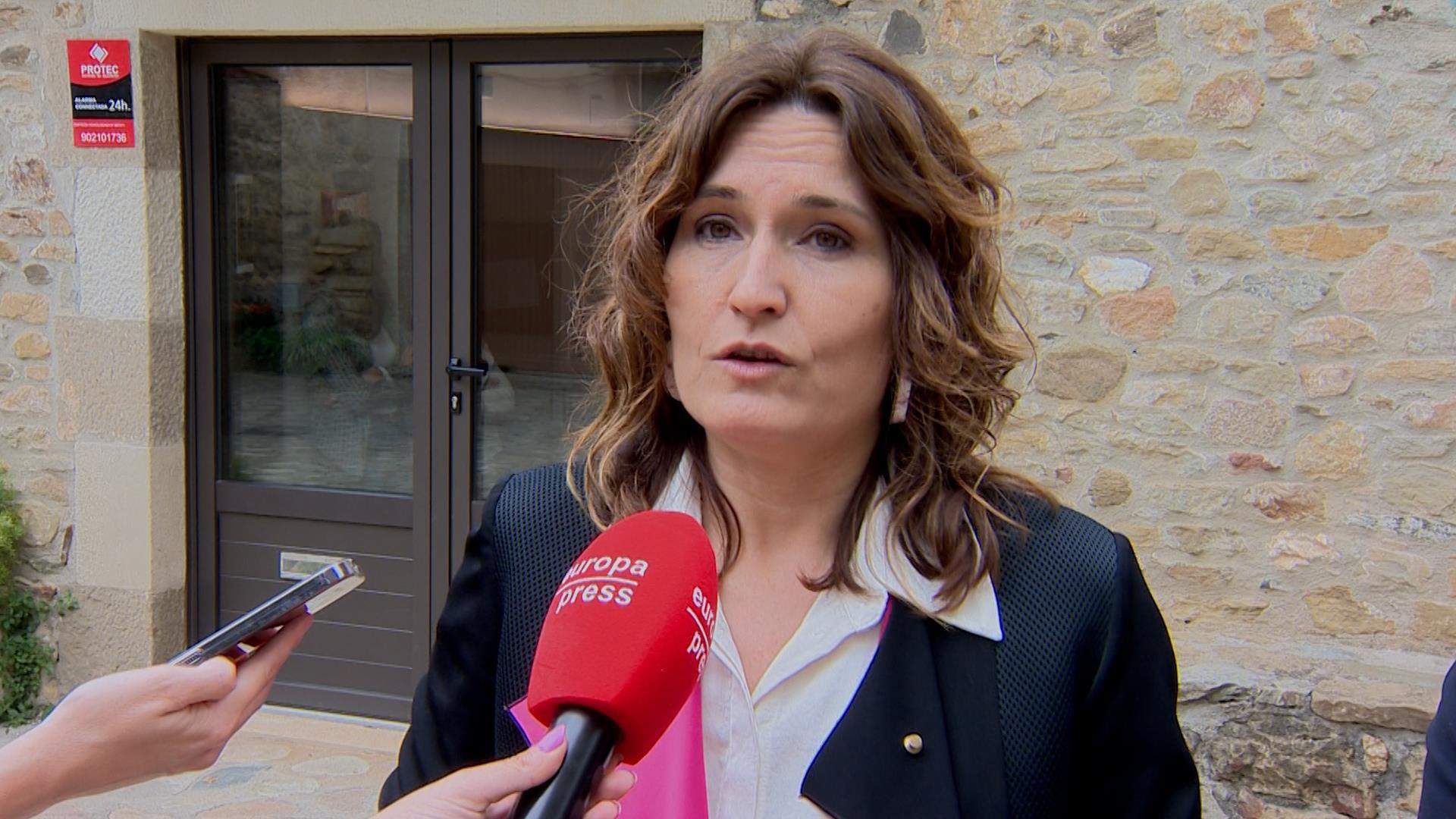 Vicepresidenta catalana afirma que el Govern no puede decir 