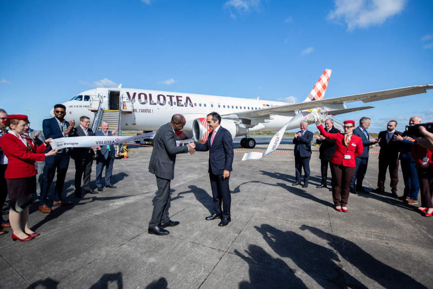 Volotea inaugura su base número 20 en el aeropuerto de Brest (Francia)