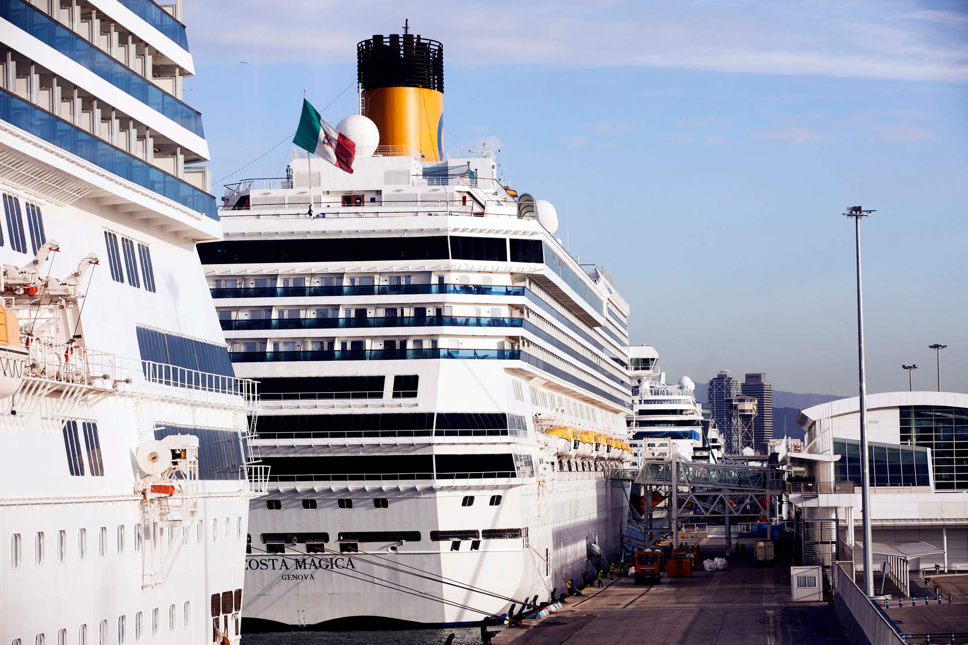 El número de cruceristas en España crece en el primer trimestre, con más de 1,8 millones de pasajeros