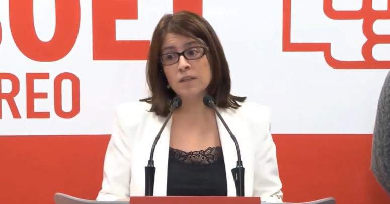 Adriana Lastra (PSOE):  No podemos permitir que la violencia política sea una realidad en nuestro país 