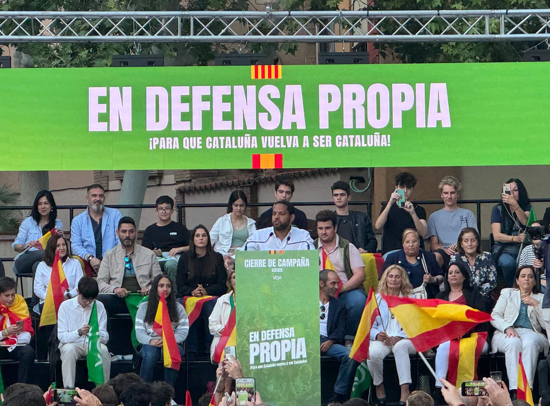 Garriga pide el voto para Vox ante la 