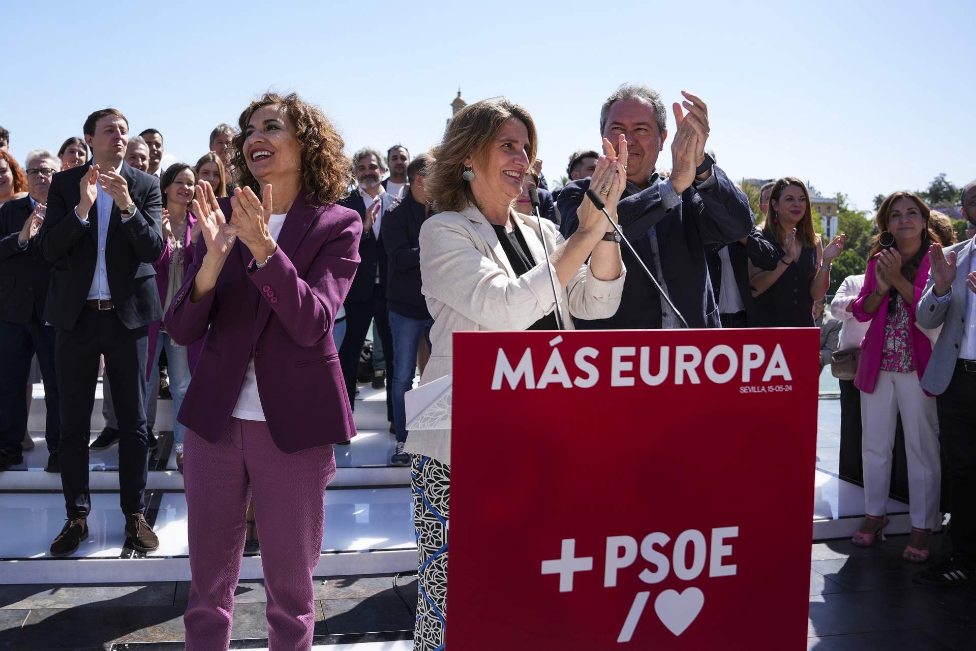 AV.- Ribera y Montero llaman al PSOE a movilizarse para parar en Europa la 