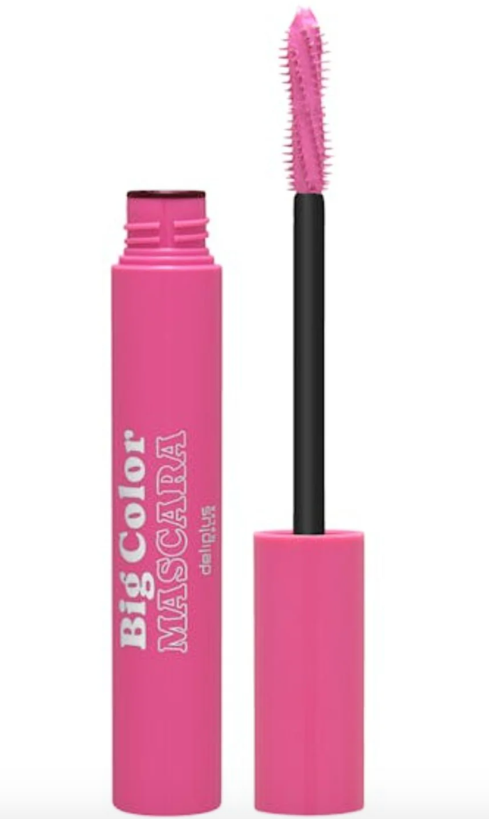 máscara de pestañas Big Color Deliplus en tono rosa