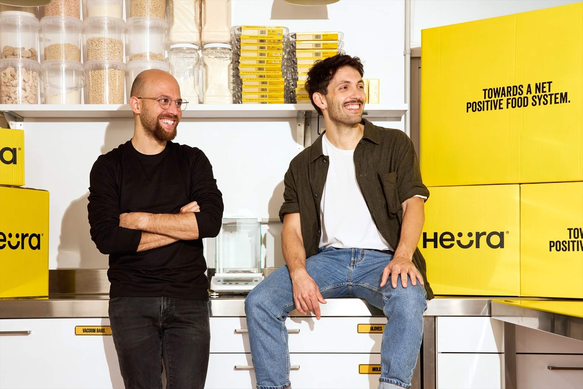 Marc Coloma y Bernat Añaños, fundadores de Heura Foods. UZO ONYEJIAKA/ EUROPA PRESS.