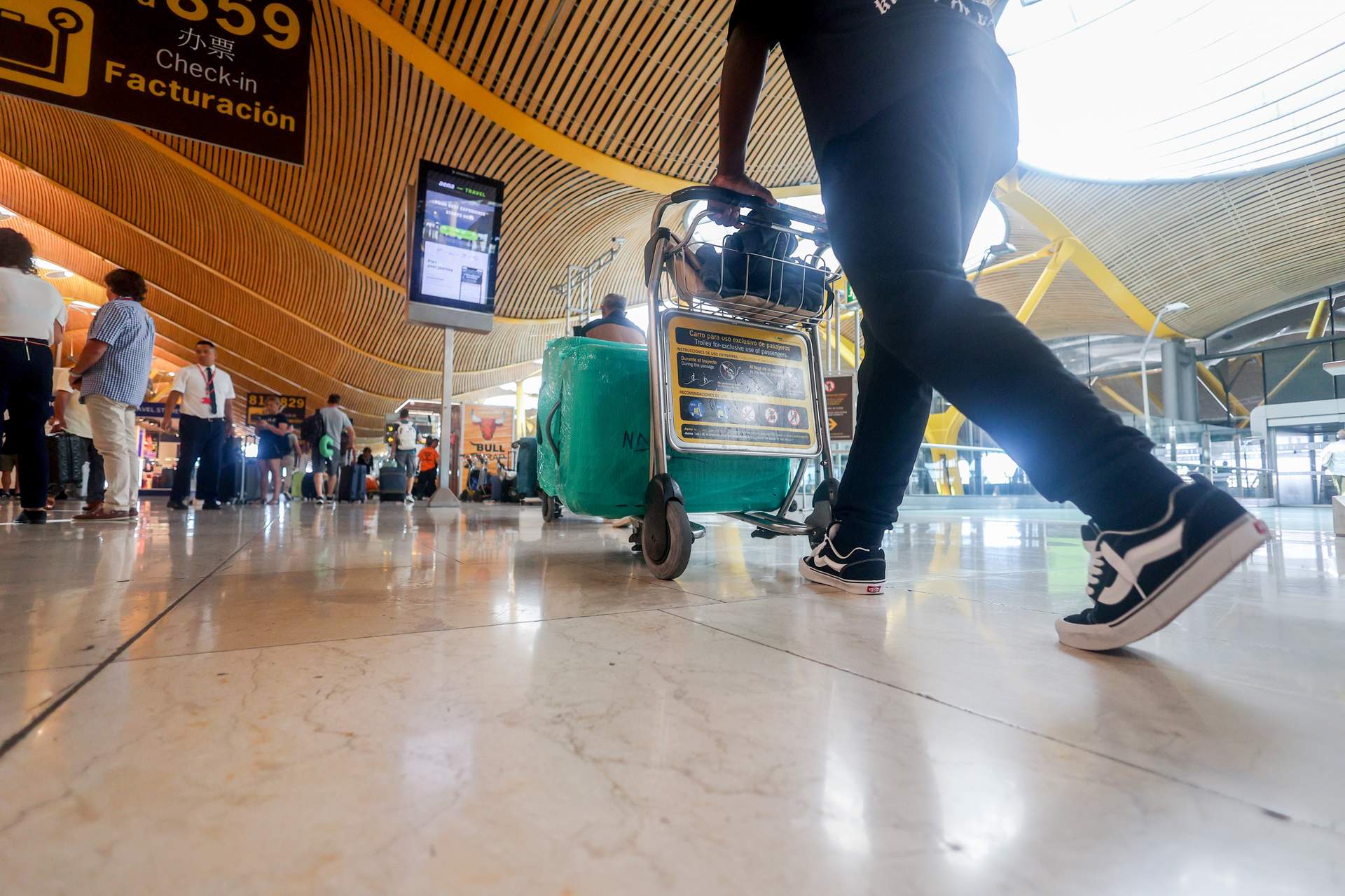 Imagen de archivo del aeropuerto Adolfo Suárez Madrid-Barajas.
