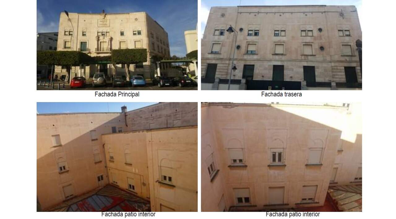 Imágenes de la sede del Banco de España en Melilla.