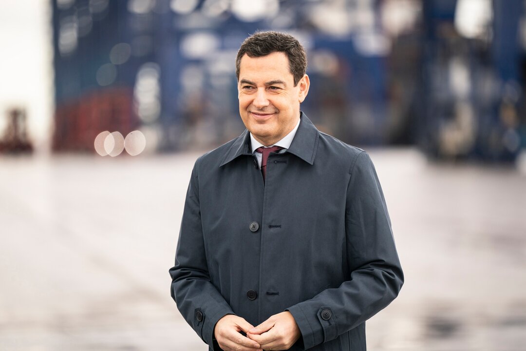 El presidente de la Junta de Andalucía, Juanma Moreno.