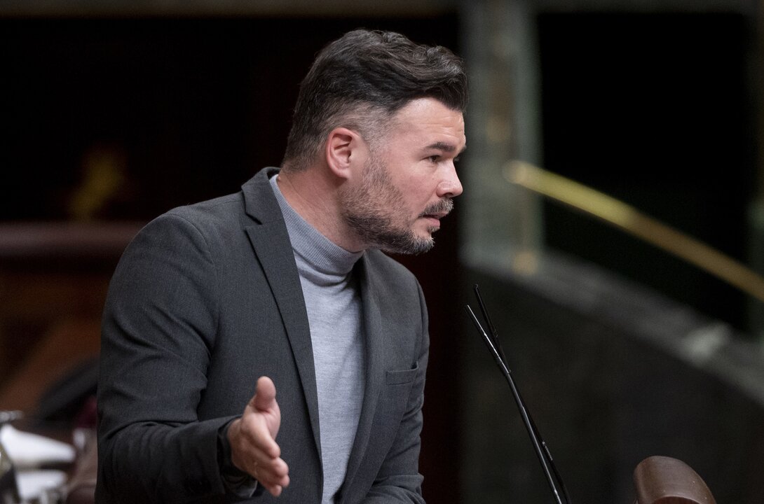 El portavoz de ERC en el Congreso, Gabriel Rufián.