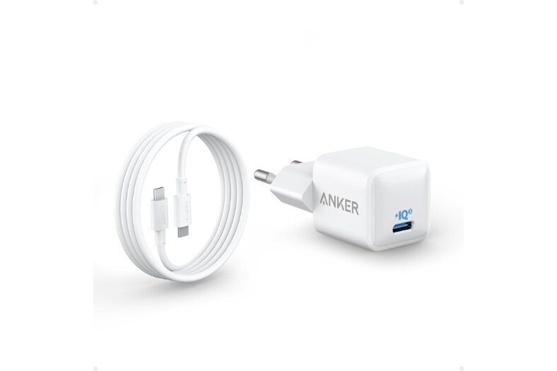 3 Anker Cargador USB C 20 W, Cargador 511 (Nano)