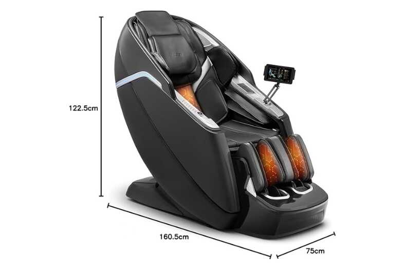 VEVOR Sillón masaje gravedad cero SL-Riel 3D 4D