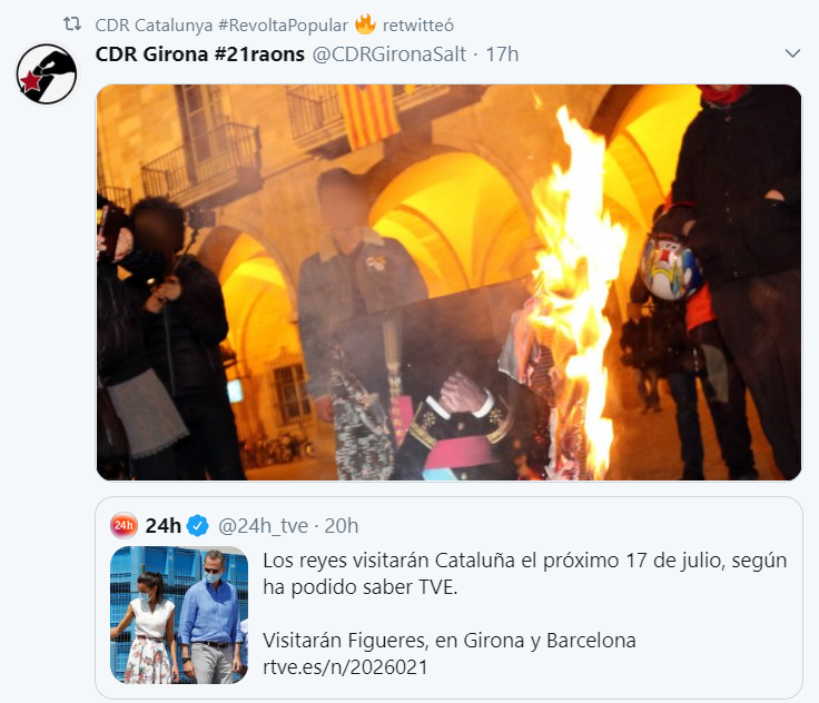 Contestación de los CDR de Girona