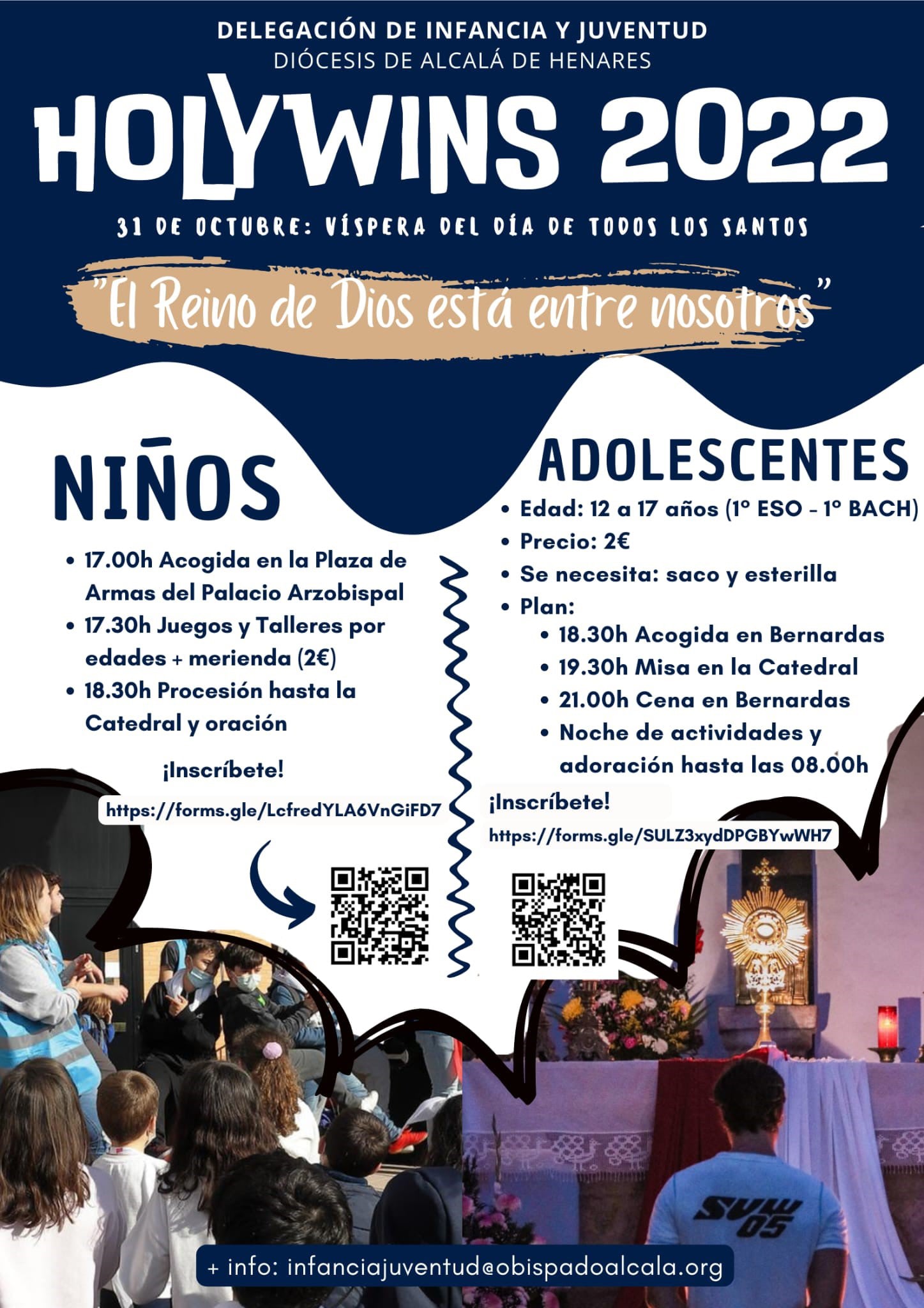 Holywins en Alcala de Henares. 