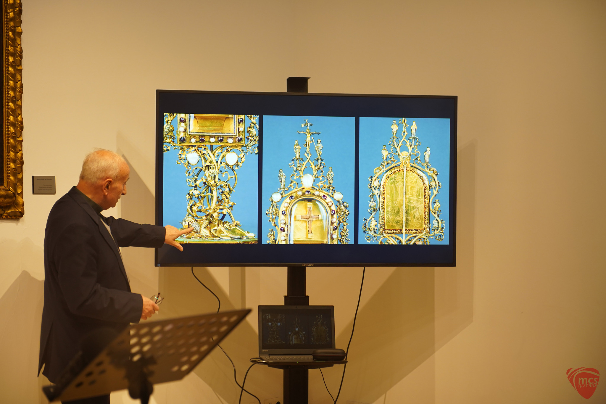 Reliquias de Isabel la Católica.