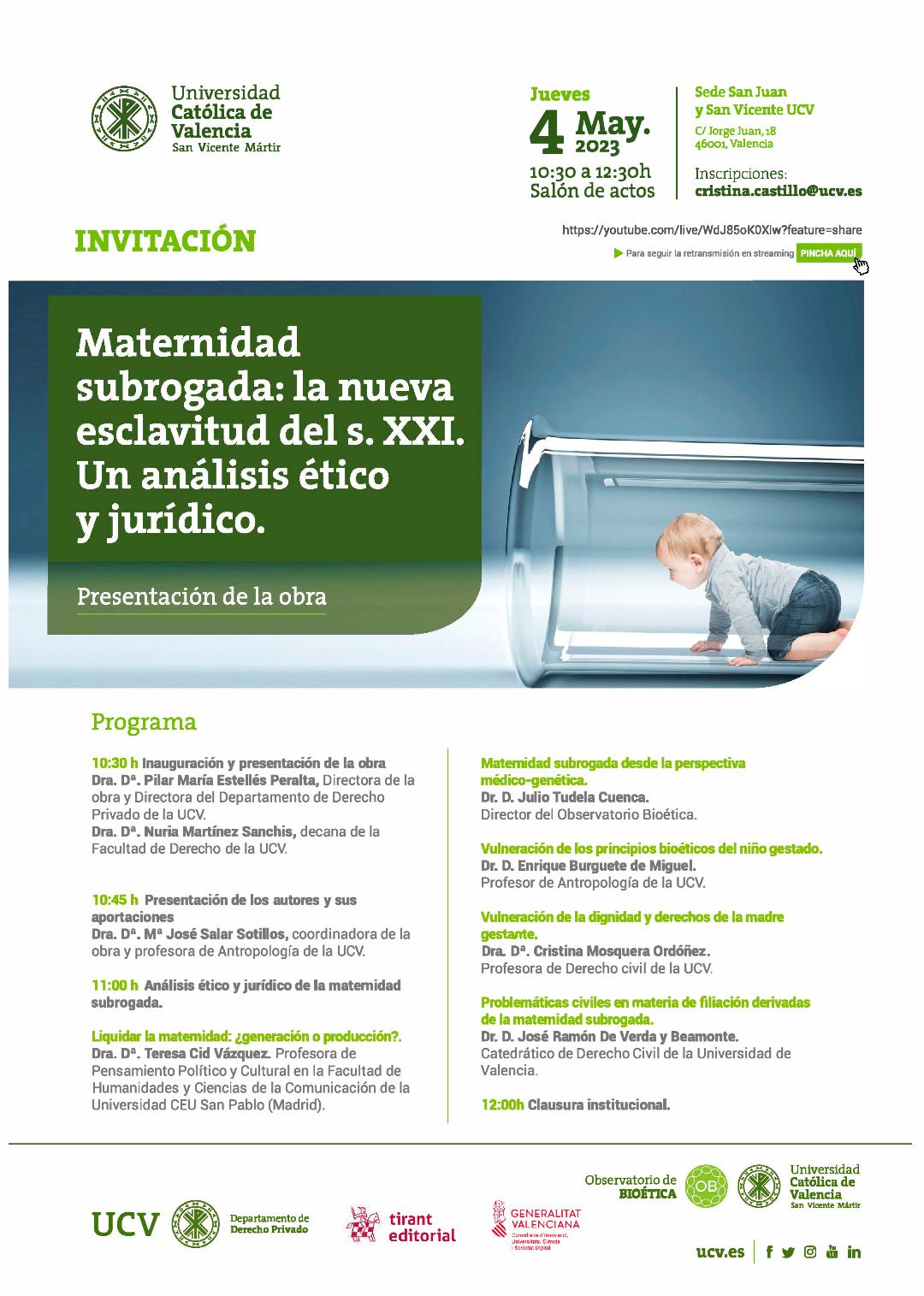 Presentación de "Maternidad Subrogada".
