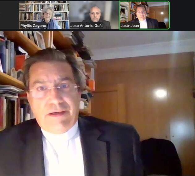El dr. José Juan Fresnillo, autor de «Typos» del Espíritu Santo. La diaconisa en la «Didascalia Apostolorum», en el webinar de CPL.